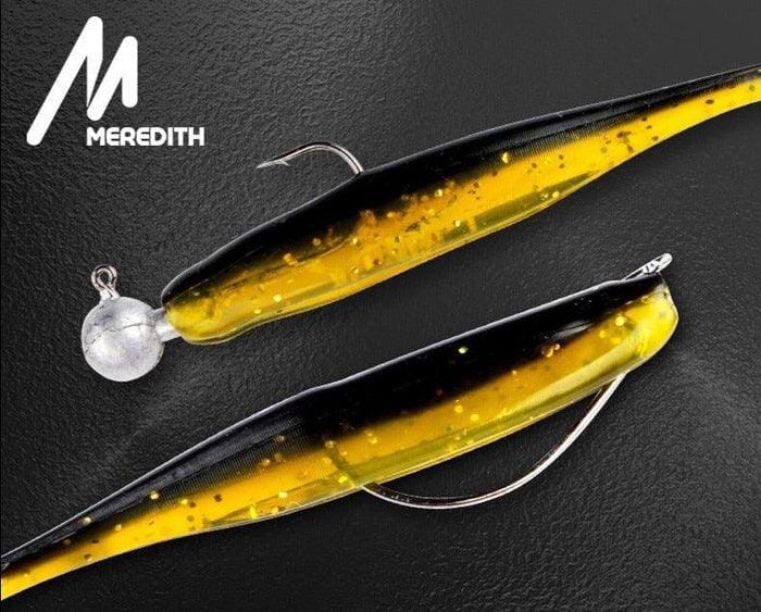 Kit 10 Isca Artificial de pesca Macias Silicone Modernidade Shop