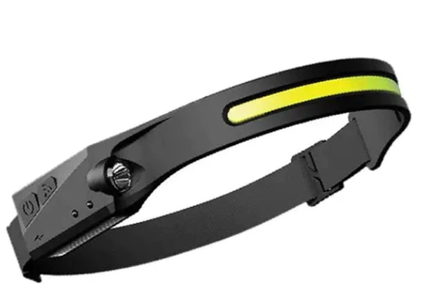 Lanterna de Cabeca LEDRecarregavel USB com Sensor