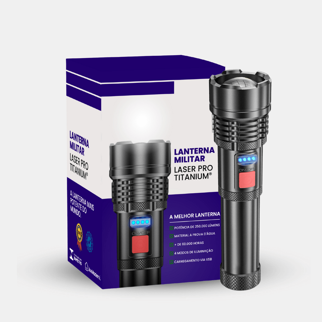 lanterna titanium, lanterna militar, lanterna mais forte do mundo, lanterna falcon, lanterna p90, lanterna potente