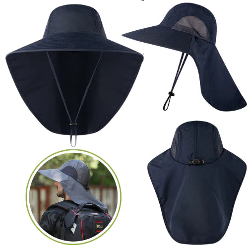 chapeu, chapeu com proteção solar, chapeu com viseira, chapeu proteção uv, chapeu impermeavel, Chapéu SolarHat Profissional Anti-UV UPF50+