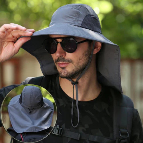 chapeu, chapeu com proteção solar, chapeu com viseira, chapeu proteção uv, chapeu impermeavel, Chapéu SolarHat Profissional Anti-UV UPF50+