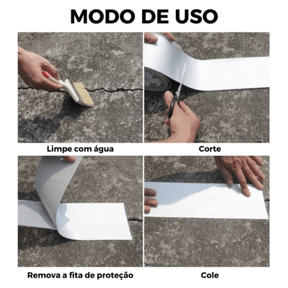 manta asfaltica, fita adesiva, fita impermeável, fita impermeabilizante, fita para vazamentos