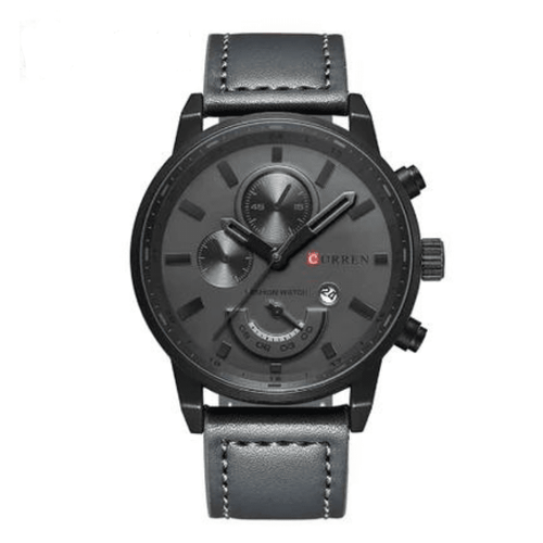 Relógio Masculino Curren M3 FFOrder Preto 