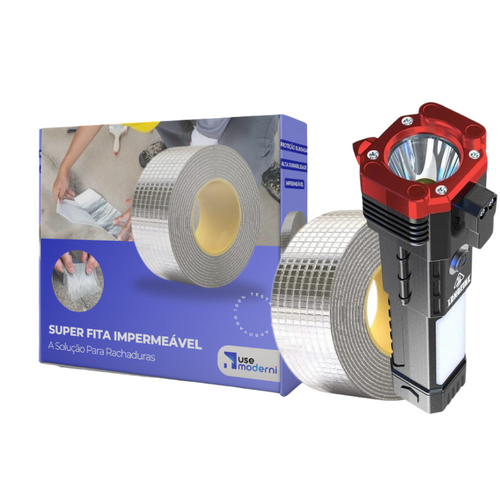 Fita Impermeabilizante + Lanterna Falcon