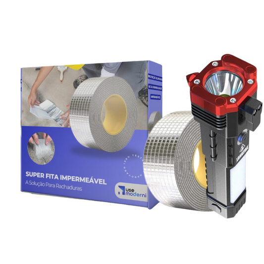 Fita Impermeabilizante + Lanterna Falcon