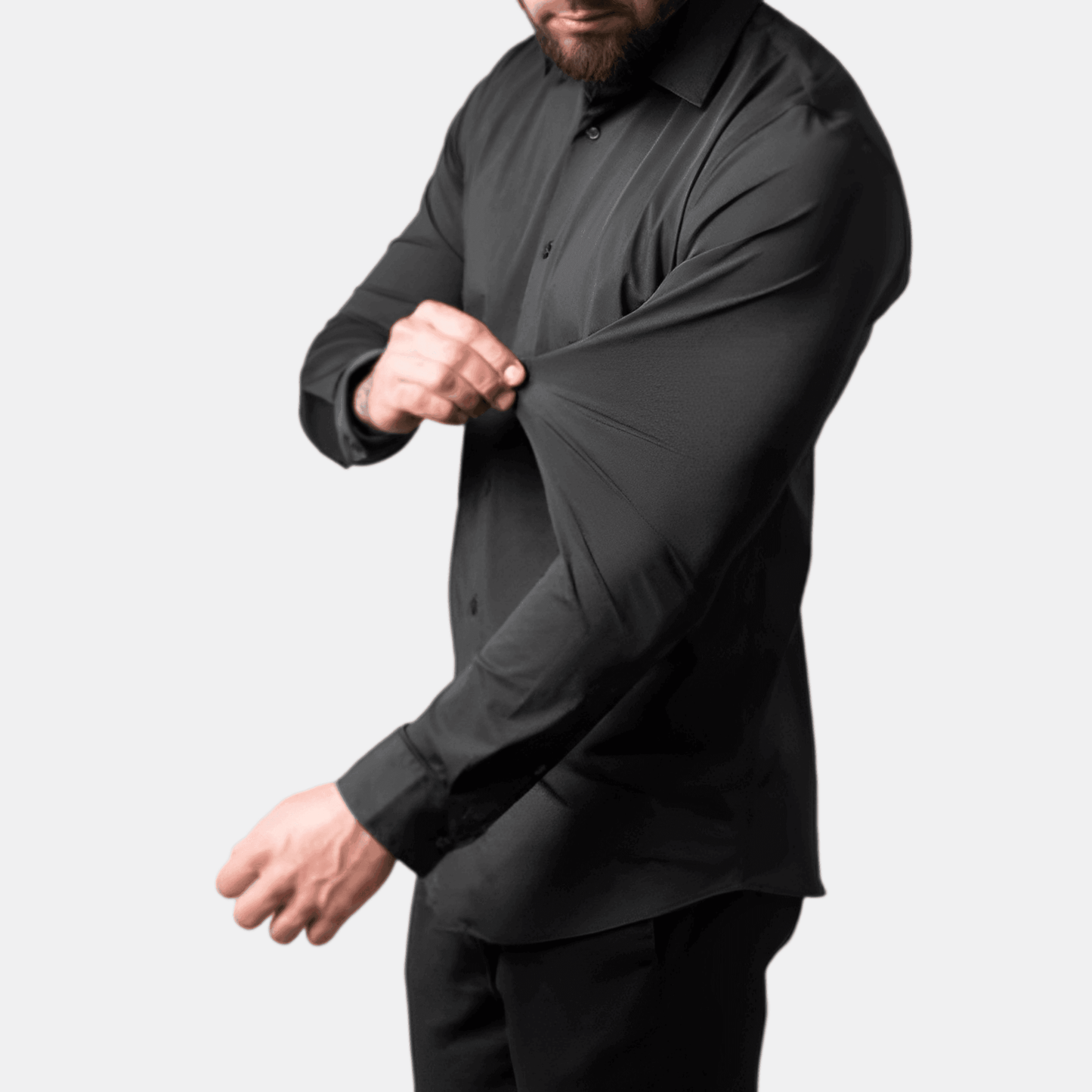camisa social, camisa social masculina, camisa social preta, camisa social slim, camisa social elastano