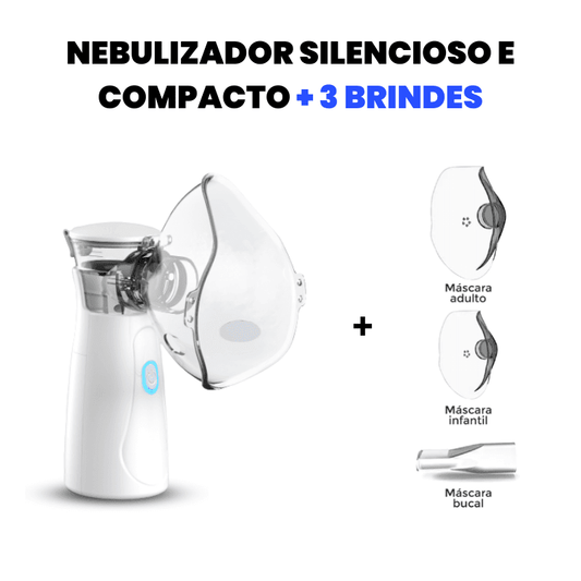 nebulizador silencioso, nebulizador, inalador silencioso, inalador portátil, inalador