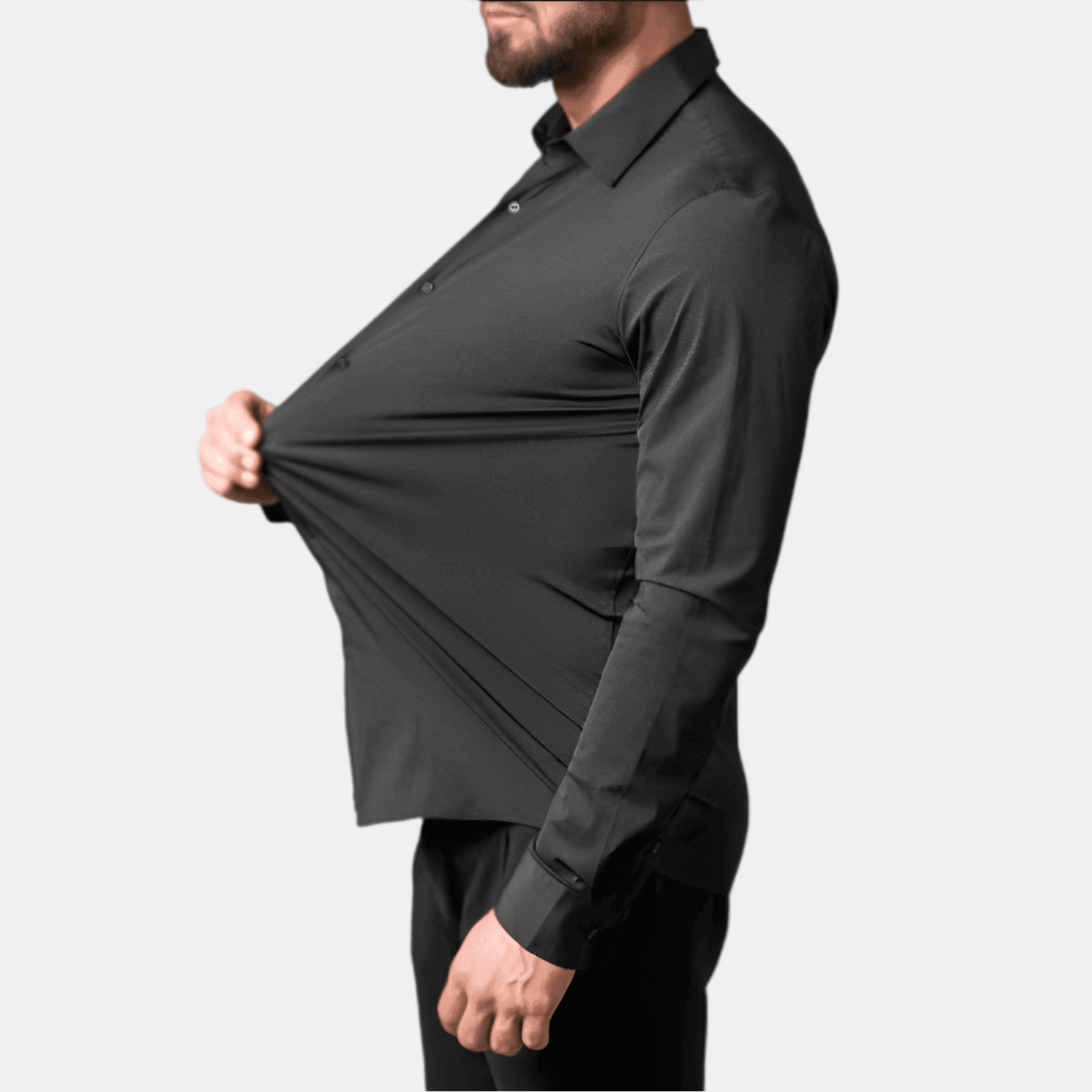 camisa social, camisa social masculina, camisa social preta, camisa social slim, camisa social elastano