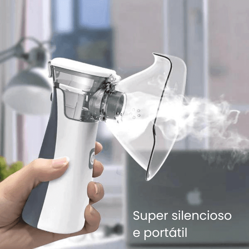 nebulizador silencioso, nebulizador, inalador silencioso, inalador portátil, inalador