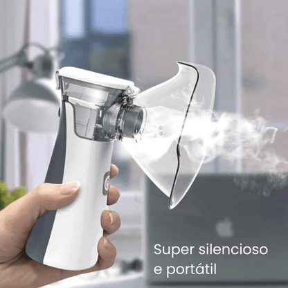 nebulizador silencioso, nebulizador, inalador silencioso, inalador portátil, inalador