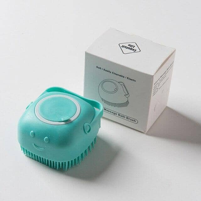 Escova Massageadora Para Pets - PetConfort UseModerni Azul 