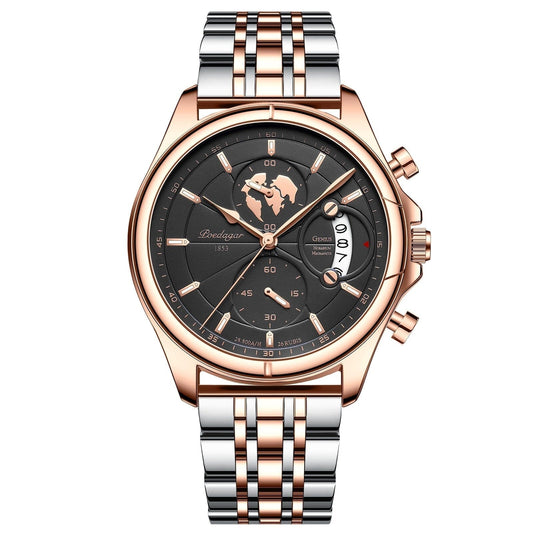 Relógio Masculino Gold Lux FFOrder 