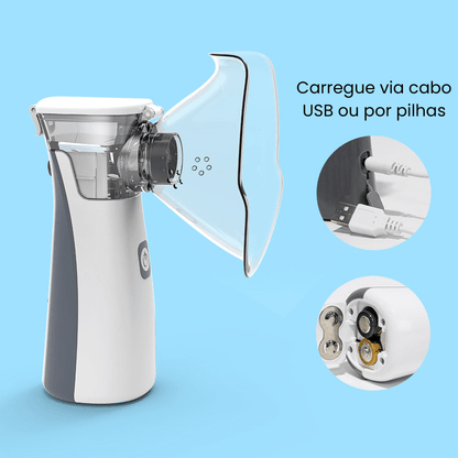 nebulizador silencioso, nebulizador, inalador silencioso, inalador portátil, inalador
