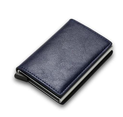 Carteira de couro, Carteira antifurto, carteira compacta, carteira masculina, carteira couro fino, carteira slim