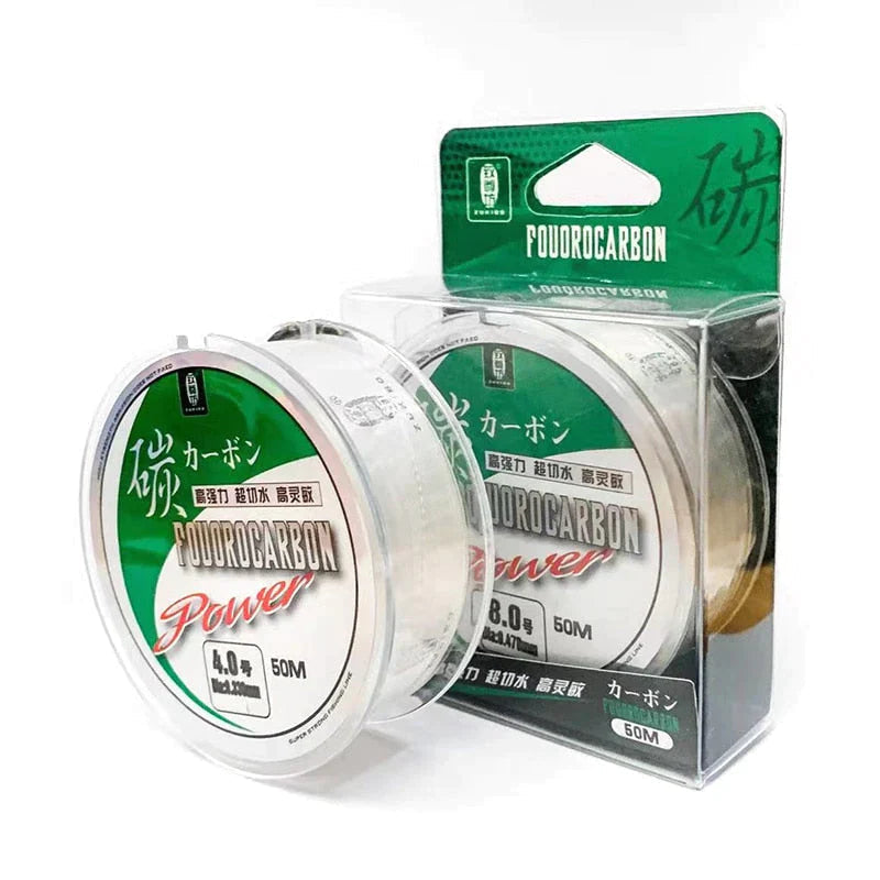 Linha Japonesa Invisível de Pesca Fluorcarbono Line UseModerni 
