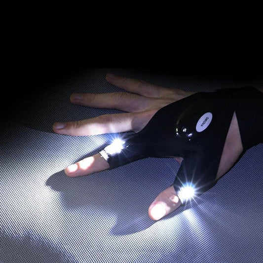 Luva de LED ProLight - A Melhor para Pescas, Trilhas UseModerni Kit Completo (Lado Direito e Esquerdo) 