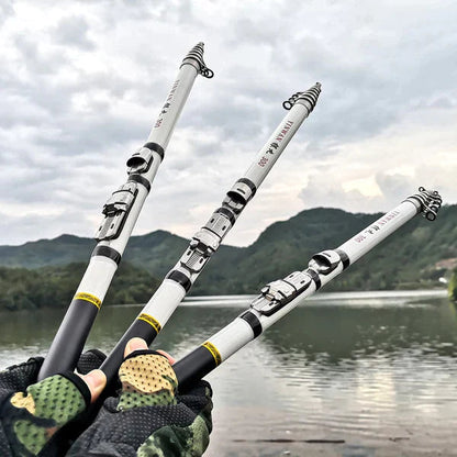 Kit Vara de Pesca 100% Carbono + Molinete Grátis Modernidade Shop 