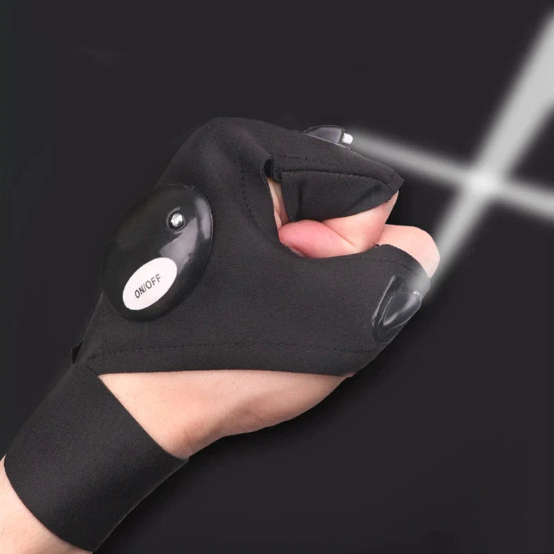 Luva de LED ProLight - A Melhor para Pescas, Trilhas UseModerni Lado Esquerdo 