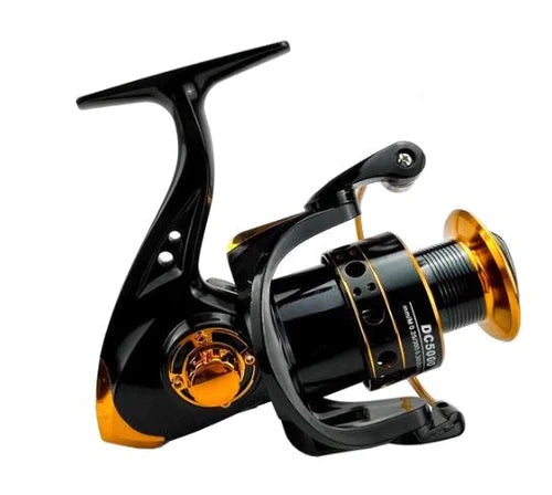 Molinete de Pesca Profissional Drag 12Kg e 13 Rolamentos Modernidade Shop 1000 Séries Preto 