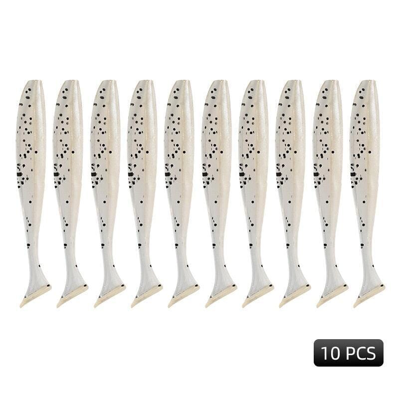 Kit 10 Isca Artificial de pesca Macias Silicone Modernidade Shop 