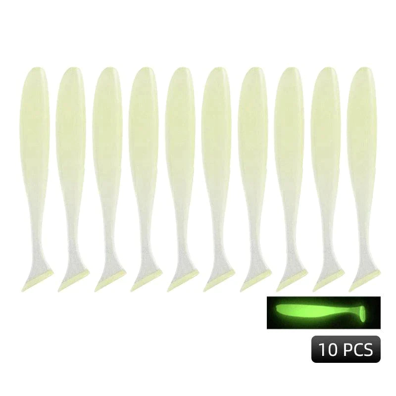 Kit 10 Isca Artificial de pesca Macias Silicone Modernidade Shop 