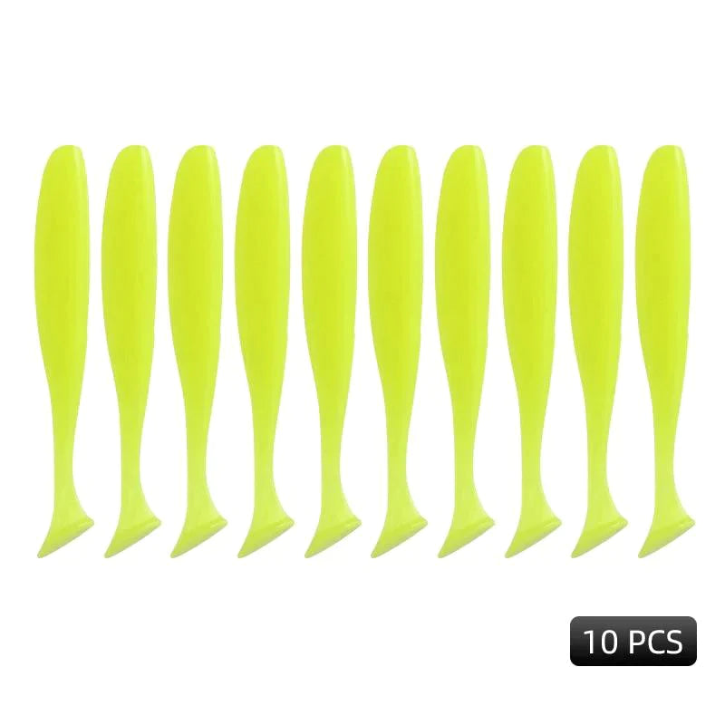Kit 10 Isca Artificial de pesca Macias Silicone Modernidade Shop 