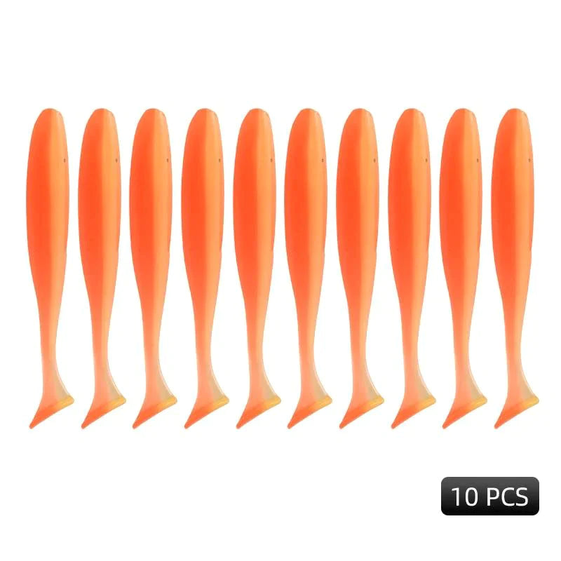 Kit 10 Isca Artificial de pesca Macias Silicone Modernidade Shop 