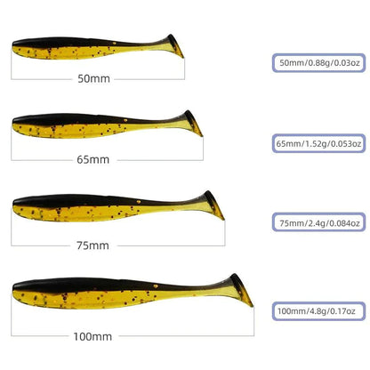 Kit 10 Isca Artificial de pesca Macias Silicone Modernidade Shop 