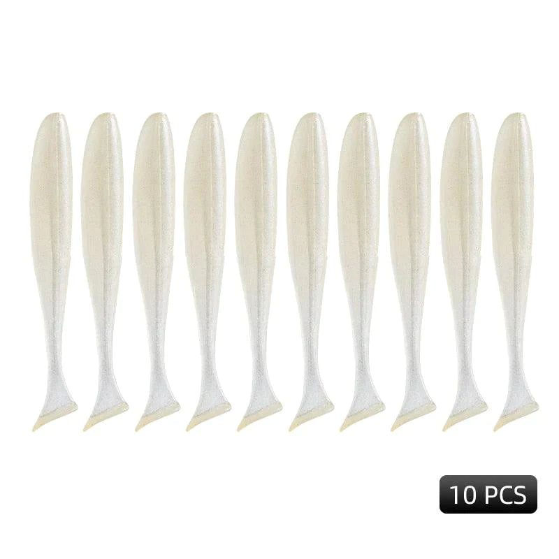 Kit 10 Isca Artificial de pesca Macias Silicone Modernidade Shop Opção 08 