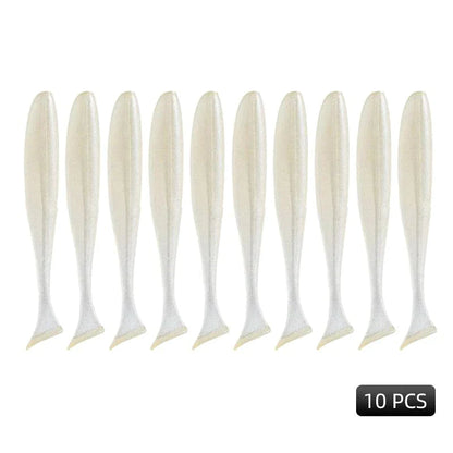 Kit 10 Isca Artificial de pesca Macias Silicone Modernidade Shop Opção 08 