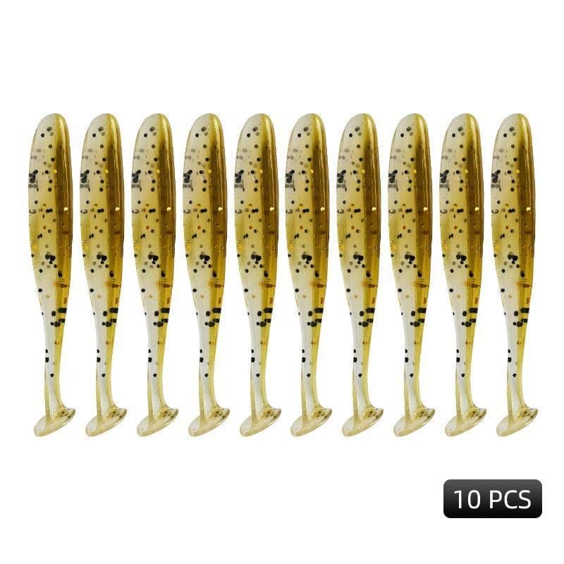 Kit 10 Isca Artificial de pesca Macias Silicone Modernidade Shop Opção 05 