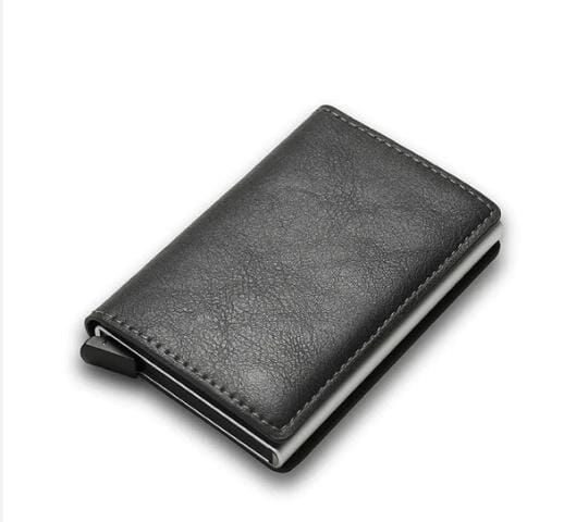 Carteira de couro, Carteira antifurto, carteira compacta, carteira masculina, carteira couro fino, carteira slim