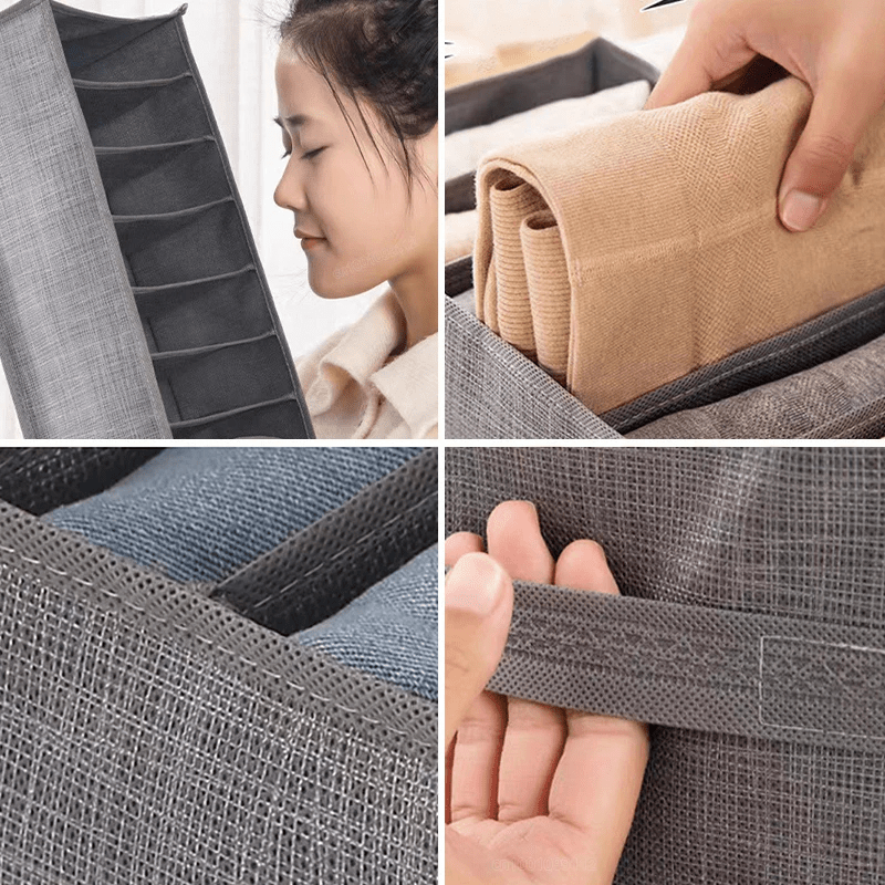 organizador de roupa, organizador de roupas dobrável, organizador de roupas plástico, organizador de guarda roupa, bolsa organizadora, Bolsa Organizadora de Roupas Utililar