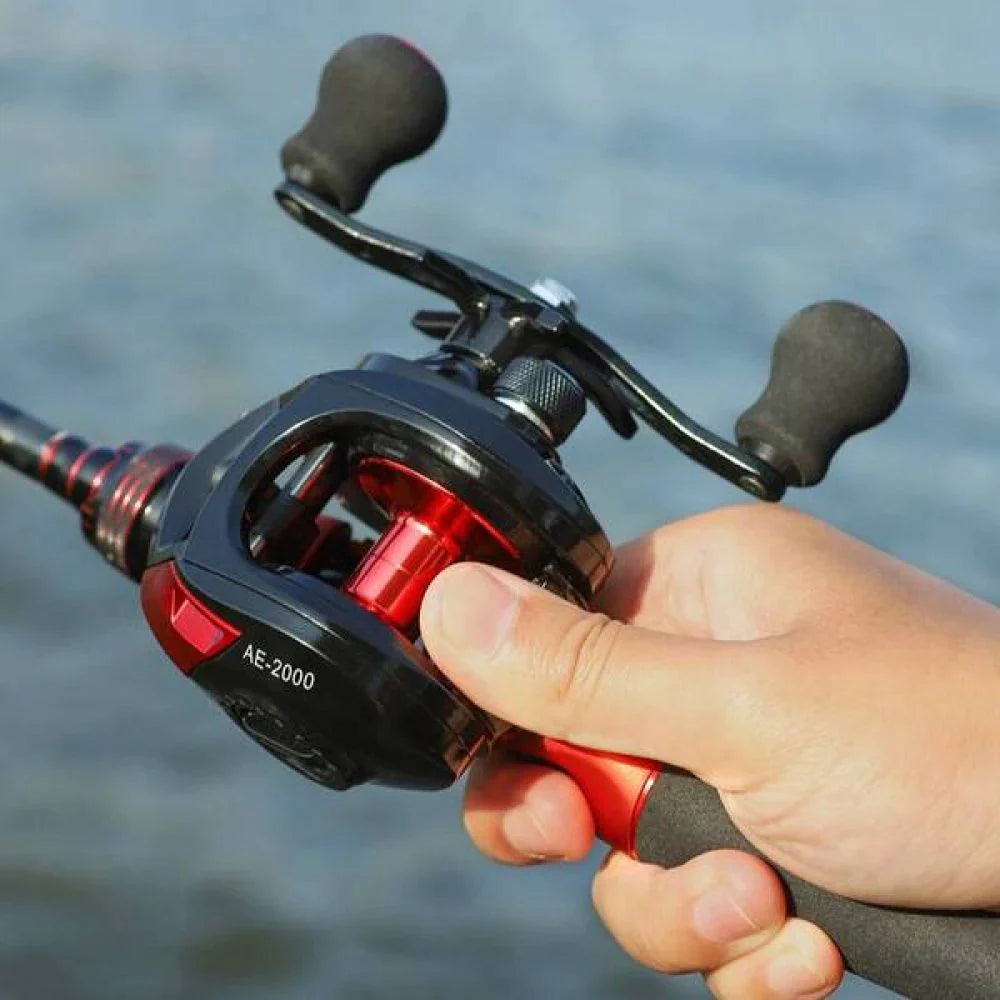 Carretilha Anti-Cabeleiras AE2000 - Para Pescas No Mar e Rio UseModerni 