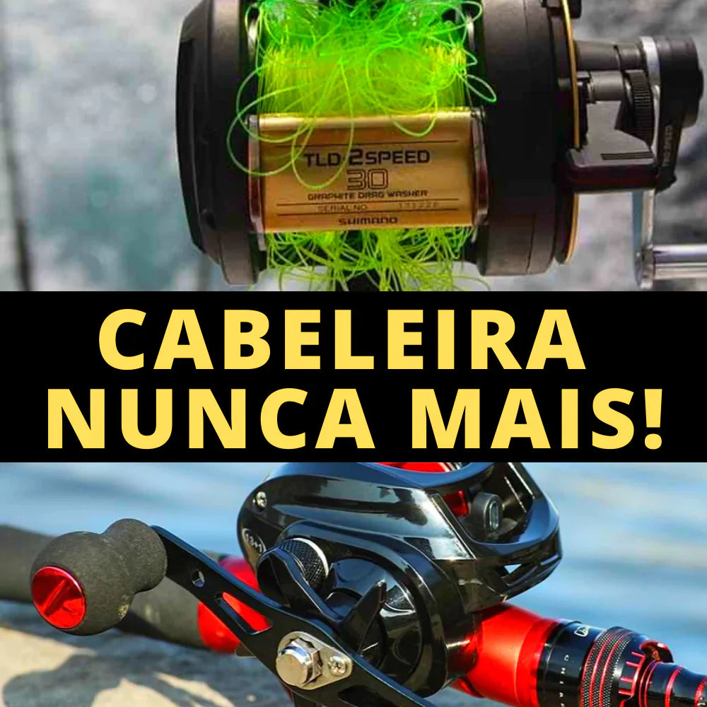 Carretilha Anti-Cabeleiras AE2000 - Para Pescas No Mar e Rio UseModerni 