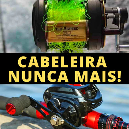 Carretilha Anti-Cabeleiras AE2000 - Para Pescas No Mar e Rio UseModerni 