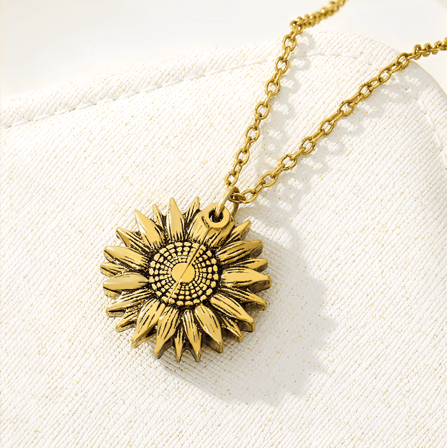 colar você é meu raio de sol, colar girassol, colar de presente, colar de girassol, colar feminino
