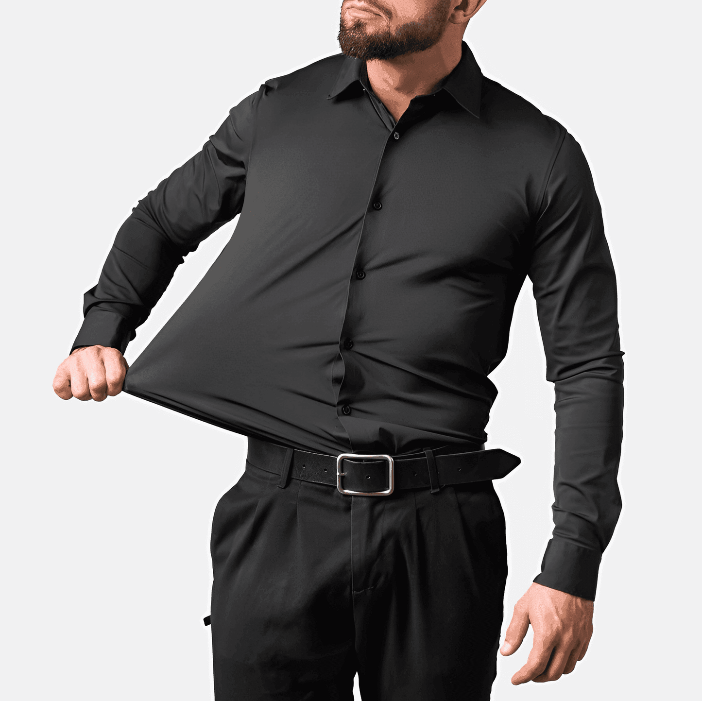 camisa social, camisa social masculina, camisa social preta, camisa social slim, camisa social elastano
