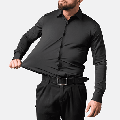 camisa social, camisa social masculina, camisa social preta, camisa social slim, camisa social elastano